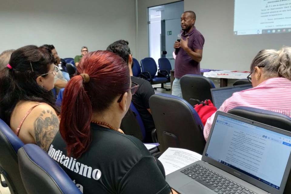 SINTERO: oficina de financiamento da educação pública em Rondônia é concluída após 12h de curso