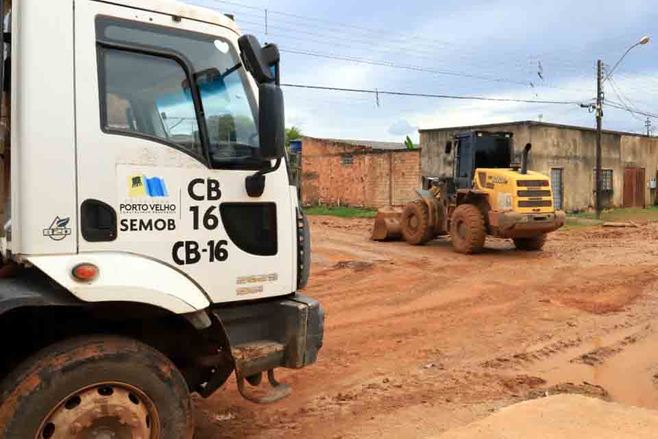 Prefeitura realiza obras em 37 ruas de Porto Velho