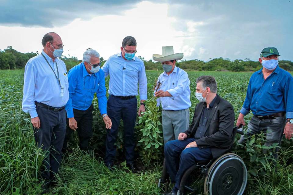  Em visita institucional, presidente do Peru  Pedro Castillo conhece projetos agropecuários de Rondônia 