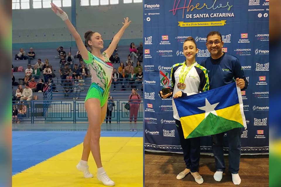 Rondoniense compete pela Seleção Brasileira de ginástica aeróbica