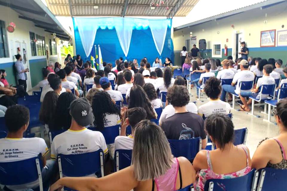 Escola do distrito de Nova Londrina em Ji-Paraná recebe obra de pintura e reformas