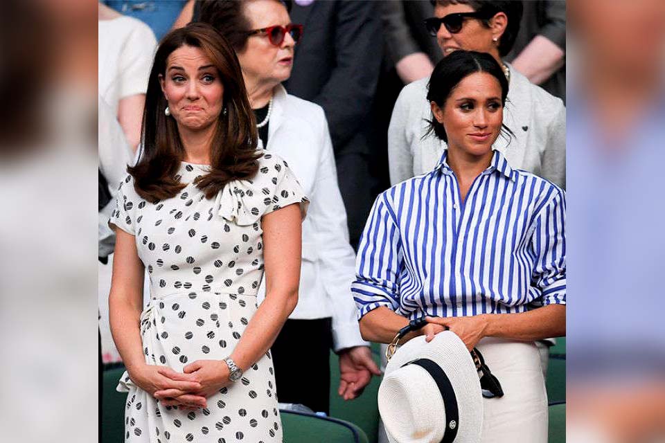 Após clima tenso, Kate Middleton e Meghan Markle trocam mensagens e decidem dar uma trégua, diz site