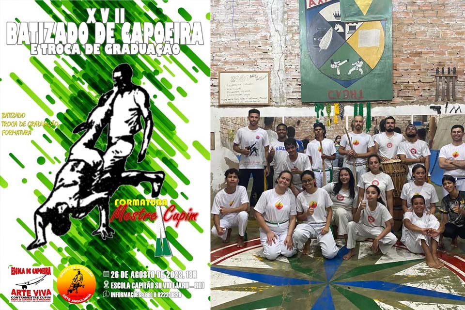 Evento de Capoeira celebra 17ª edição do batizado e troca de graduações