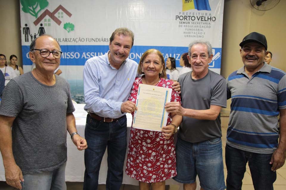 Em três anos, Prefeitura de Porto Velho beneficia mais de 6 mil famílias com títulos definitivos