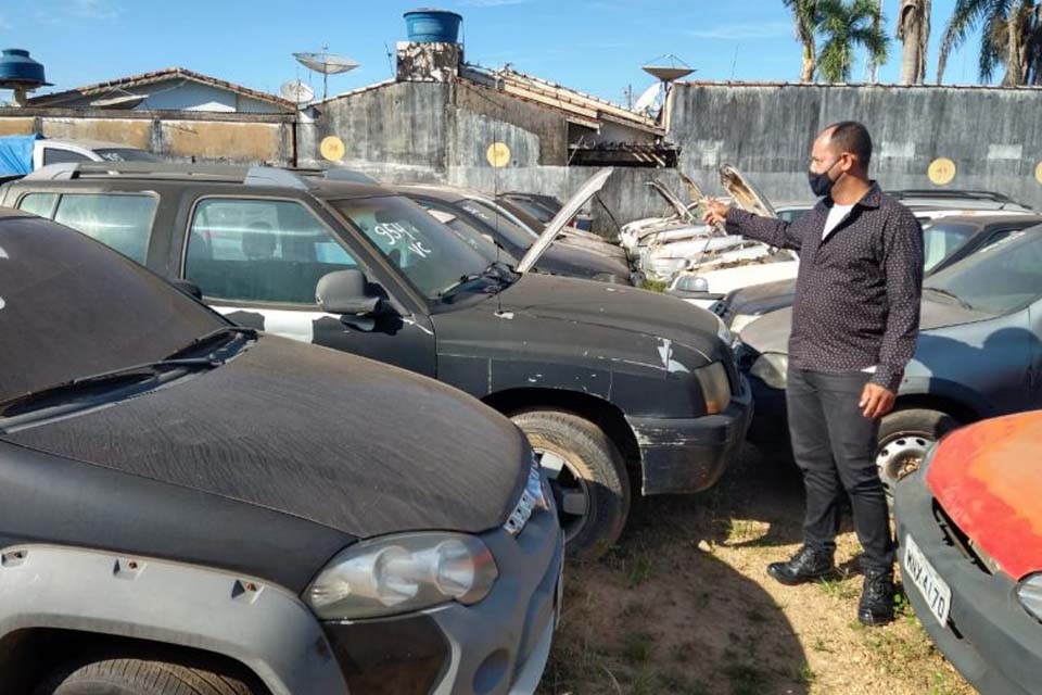 Leilão virtual promovido pelo Detran arremata todos os lotes e arrecada cerca de R$ 3 milhões