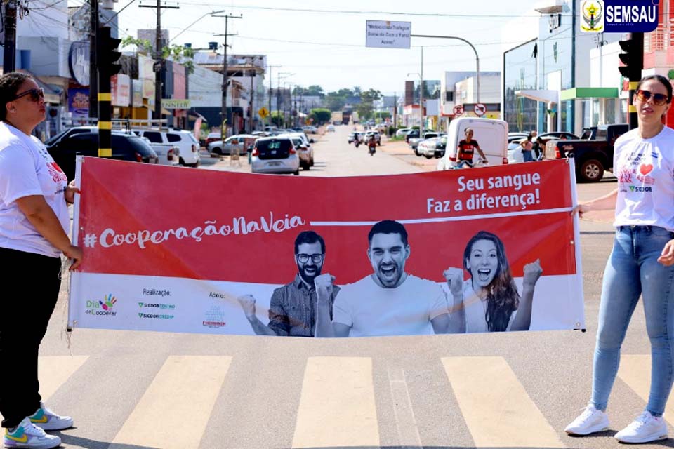 Mais de 200 bolsas de sangue são coletadas durante Campanha de Doação de Sangue em Pimenta Bueno