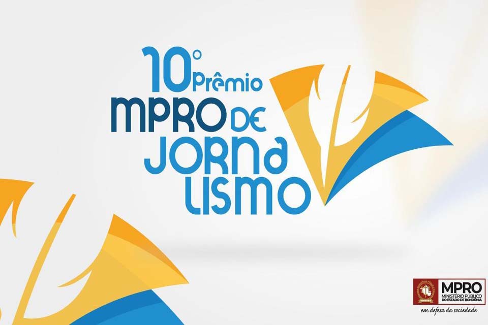 Prêmio MPRO de Jornalismo será entregue no dia 7 de dezembro em cerimônia presencial restrita com transmissão pelo YouTube