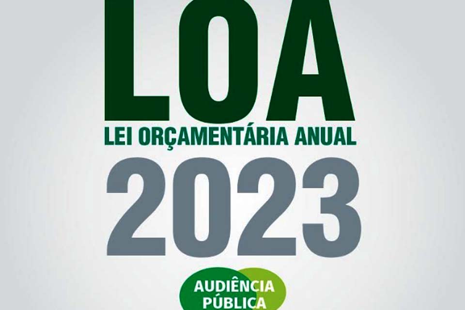 Audiência pública no Teatro Municipal vai apresenta o projeto de lei referente à LOA/2023 