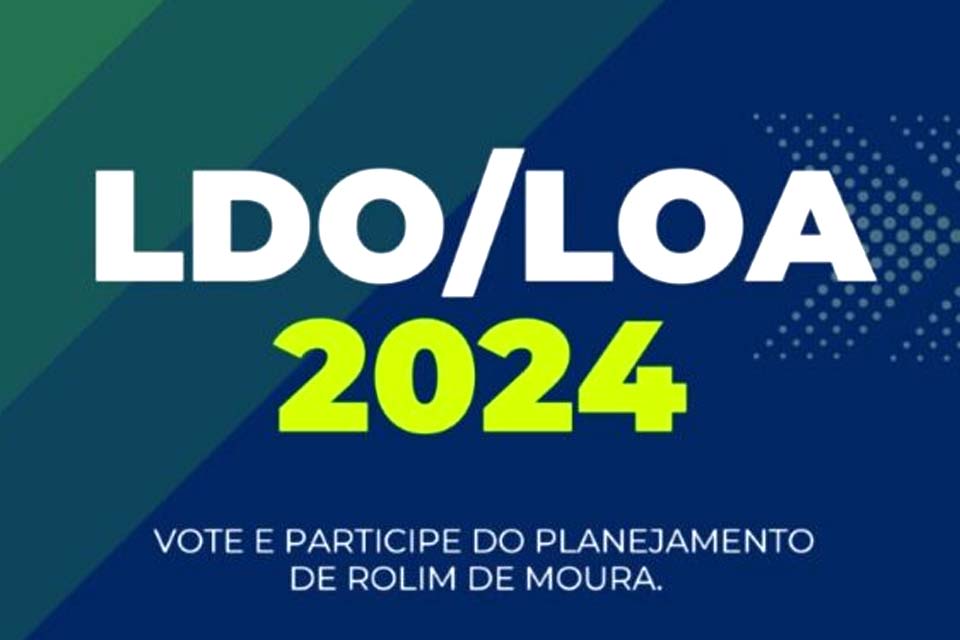 Prefeitura convida população a participar na elaboração da LDO e da LOA