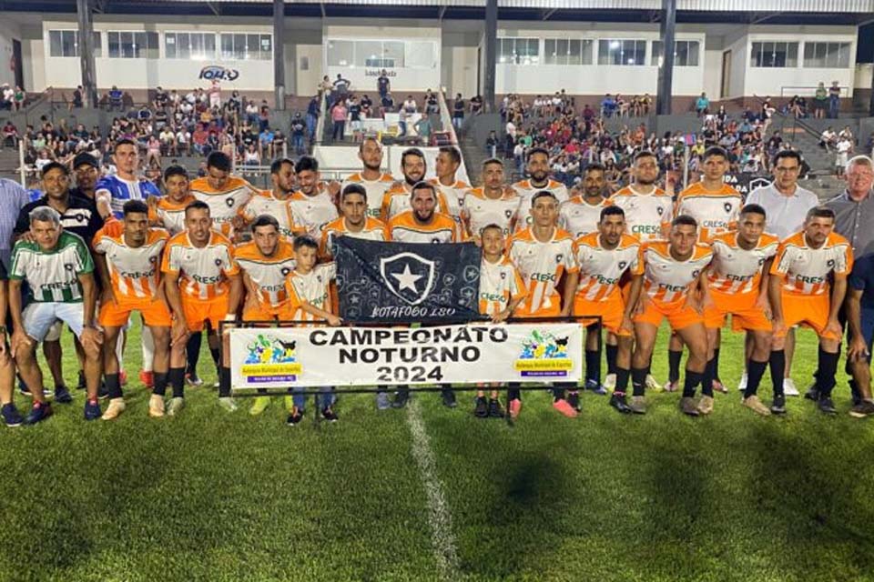 Botafogo da linha 180 goleia Nova Estrela e garante o título do campeonato noturno