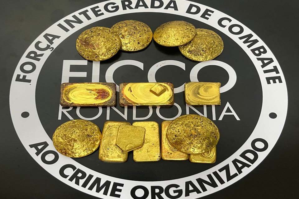 FICCO/RO prende em flagrante envolvidos em transporte ilegal de ouro