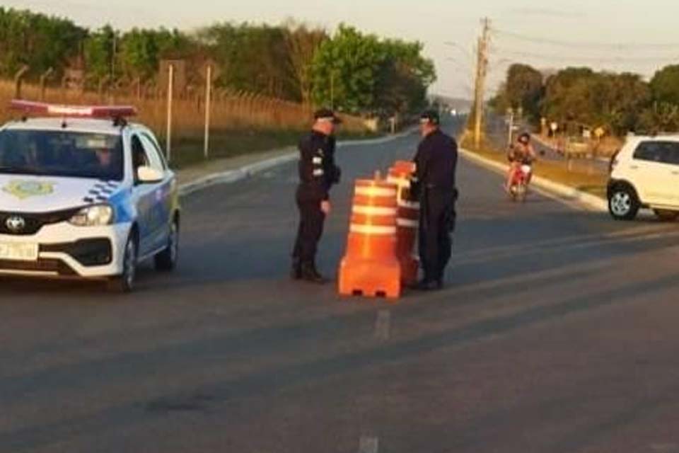 Guarda Municipal atua na segurança do trânsito durante a 37ª Expoari