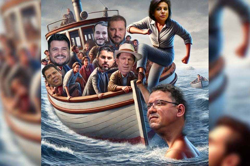 Governador de Rondônia e Marcos Rogério não cabem no mesmo barco superlotado de Mariana Carvalho