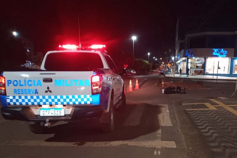 Policial Militar é atropelado por carro durante blitz em Rolim de Moura