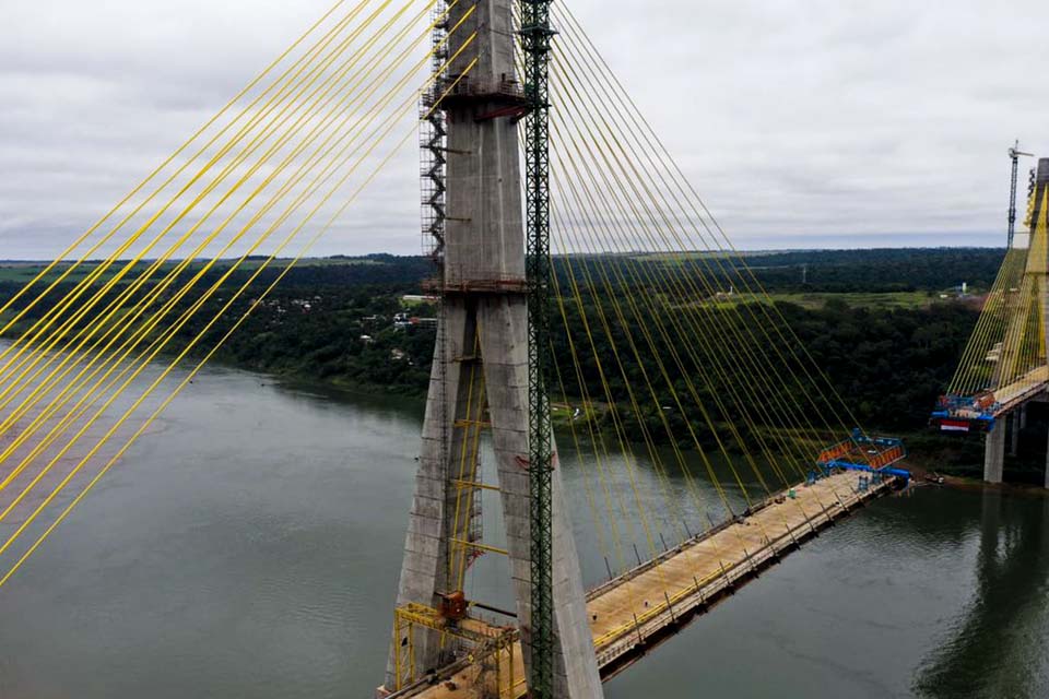 Segunda ponte entre Brasil e Paraguai deve ser concluída em novembro