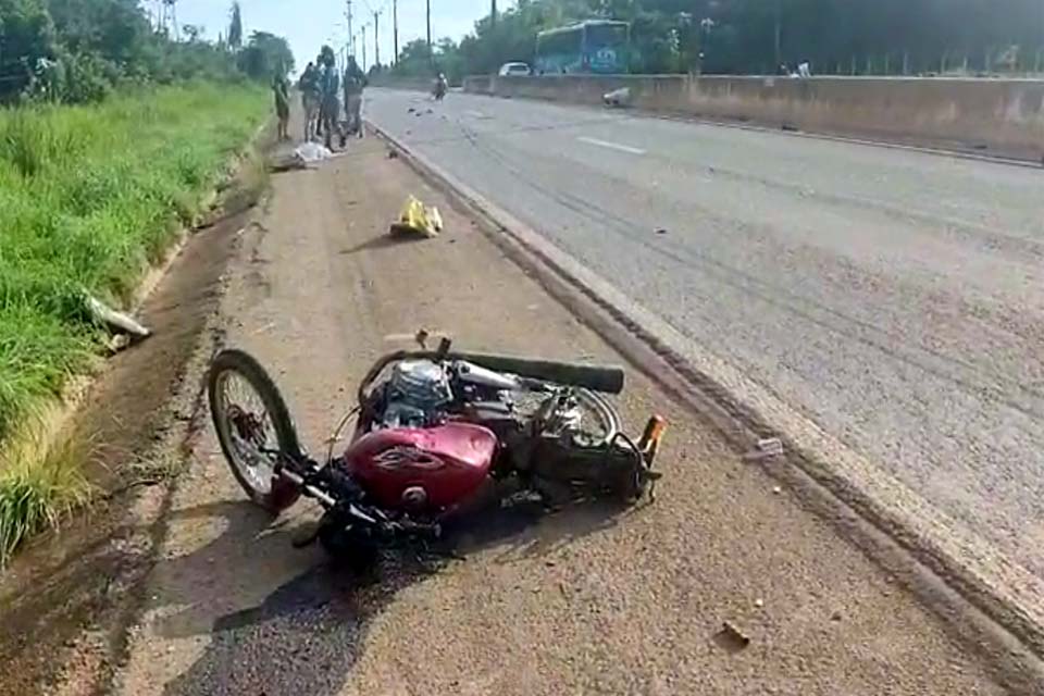 Motociclista morre atropelado por carro na BR-364