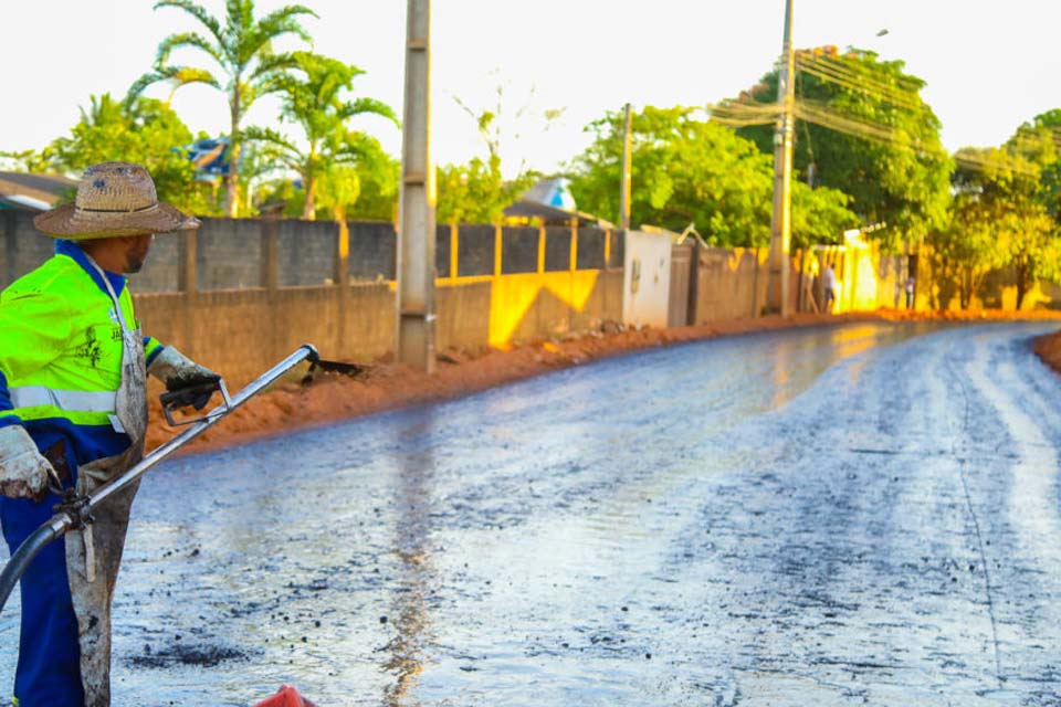 Mais um trecho da Avenida Florianópolis está pronto para receber capa asfáltica