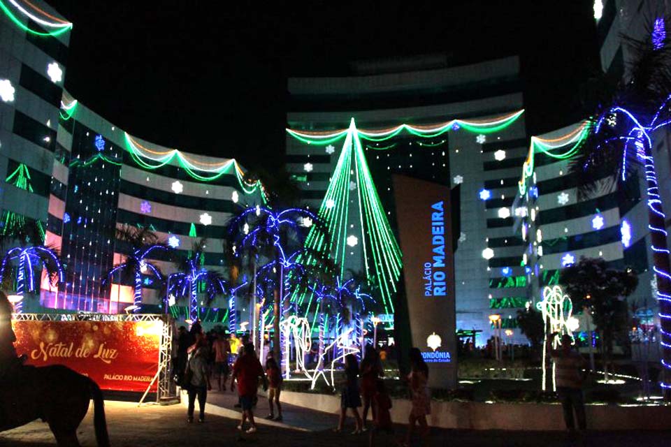 Abertura do “Natal de Luz” no Palácio Rio Madeira em Porto Velho vai ser realizada nesta quarta-feira (15)