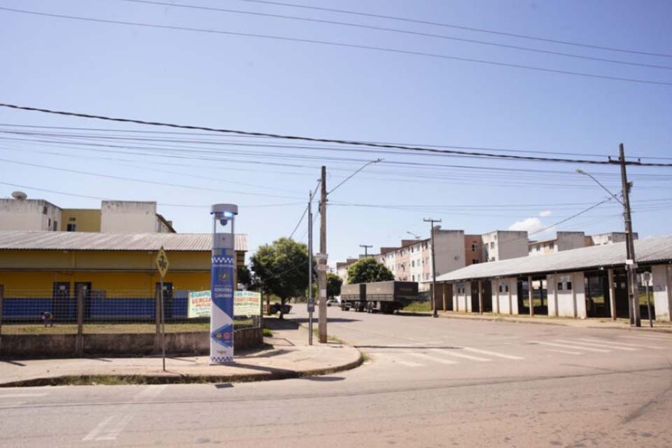 Residenciais populares de Porto Velho recebem reforço na segurança com instalação de totens