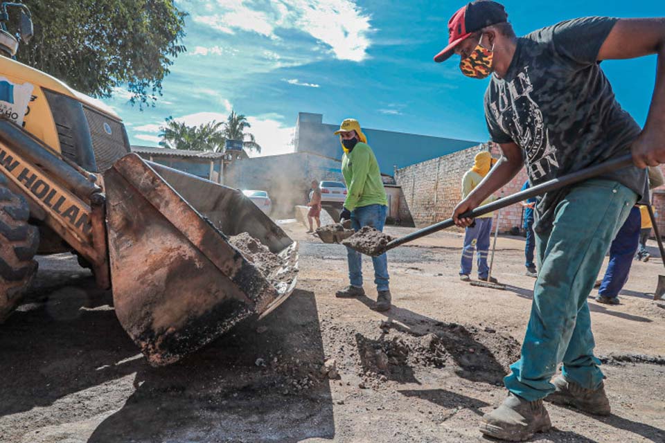 Prefeitura de Porto Velho mantém obras de infraestrutura nos bairros de Porto Velho