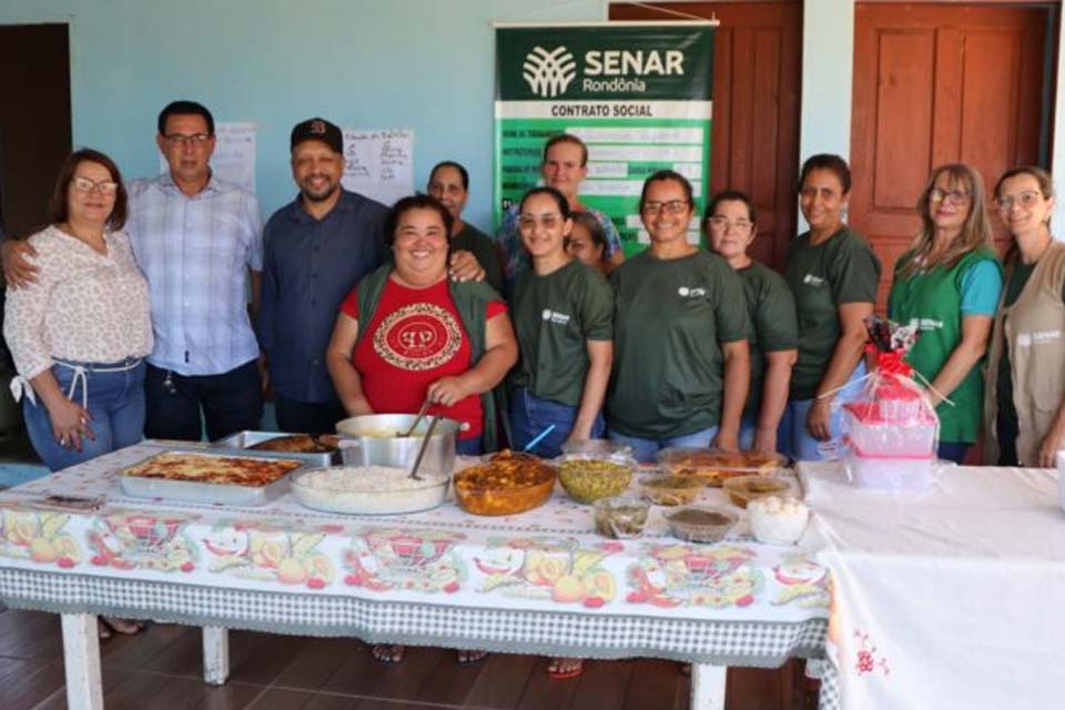 Mais um curso de culinária foi concluída na zona rural do município