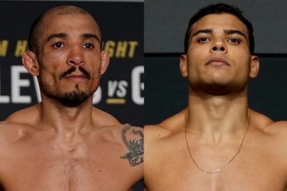 Borrachinha é favorito e José Aldo tido como azarão no UFC 278