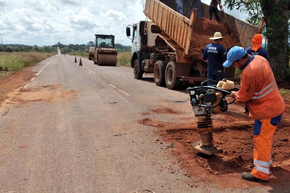 DER recupera pontes nas rodovias 370, 499 e 497 e inicia operação tapa-buracos