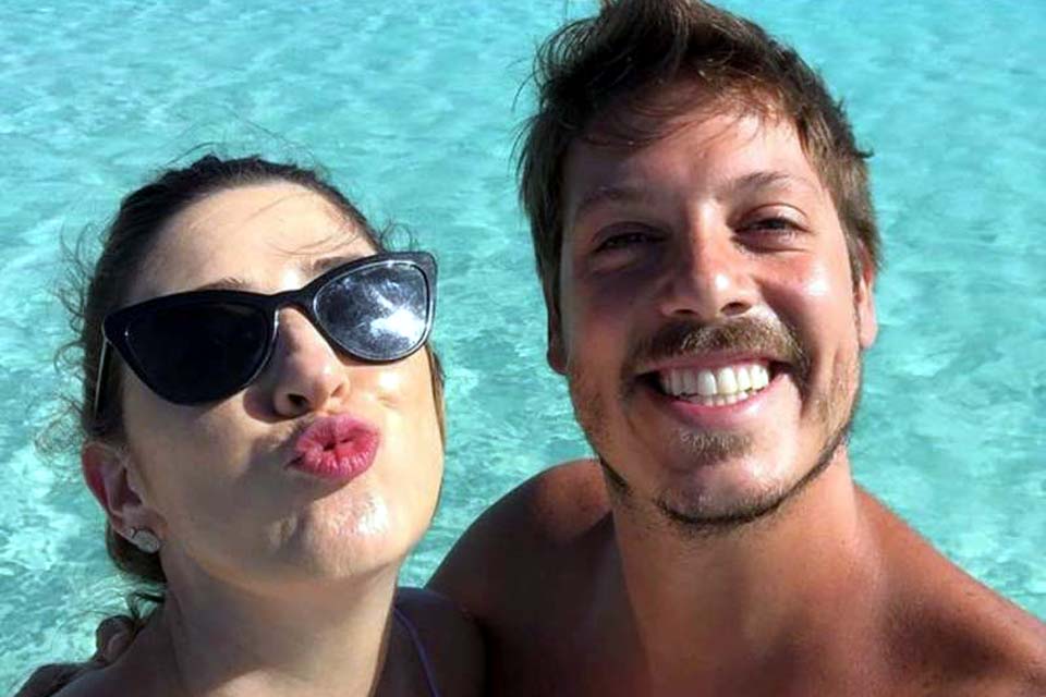 Fábio Porchat e Dani Calabresa postam fotos de férias no Caribe