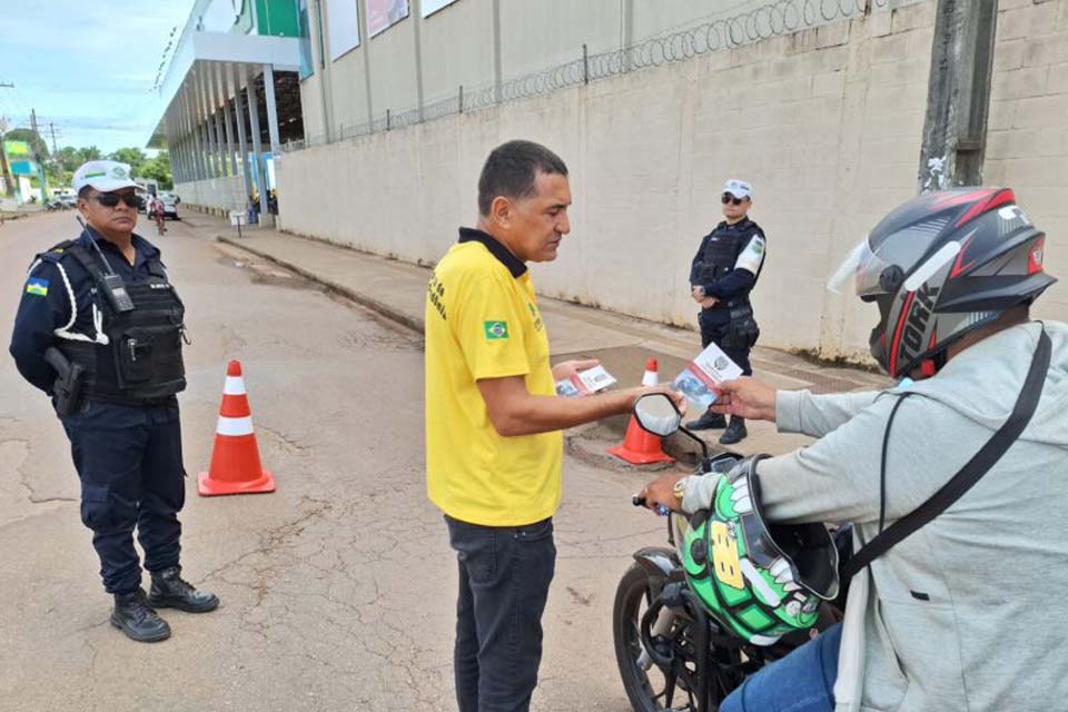 Campanha “Sua Vida Vale Mais” reforça segurança no trânsito em Rondônia
