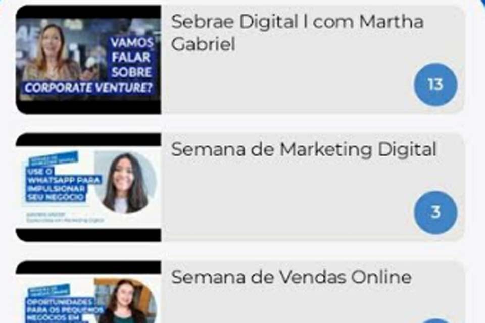 APP Conecta Sebrae é o mais novo canal de interação do Sebrae em Rondônia