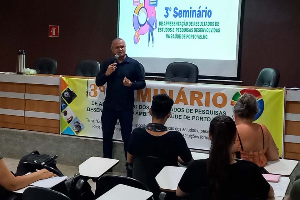 Seminário apresenta resultados de estudos e pesquisas na saúde municipal