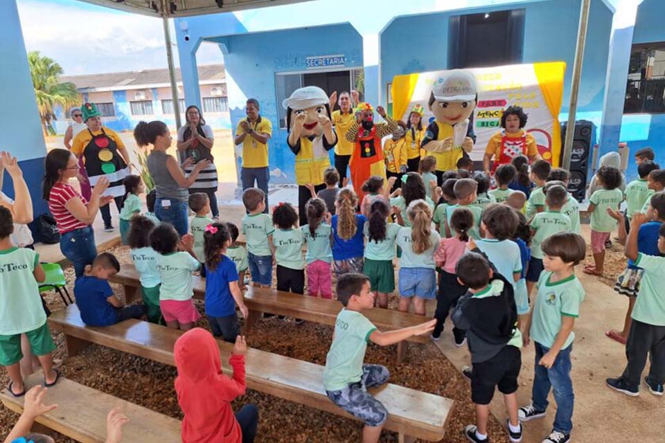 Ações educativas do Maio Amarelo são intensificadas em São Miguel do Guaporé e Seringueiras