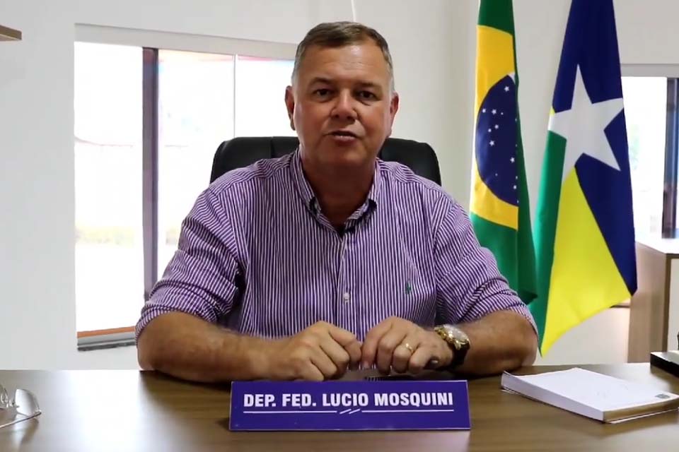 Deputado Lúcio Mosquini anuncia aprovação da PL que transfere responsabilidade de legislar sobre a ocupação dos córregos urbanos para a esfera municipal