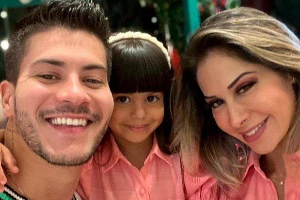 Maíra Cardi sobre guarda da filha com Arthur Aguiar: 'Em momento algum cogitamos brigar por ela'