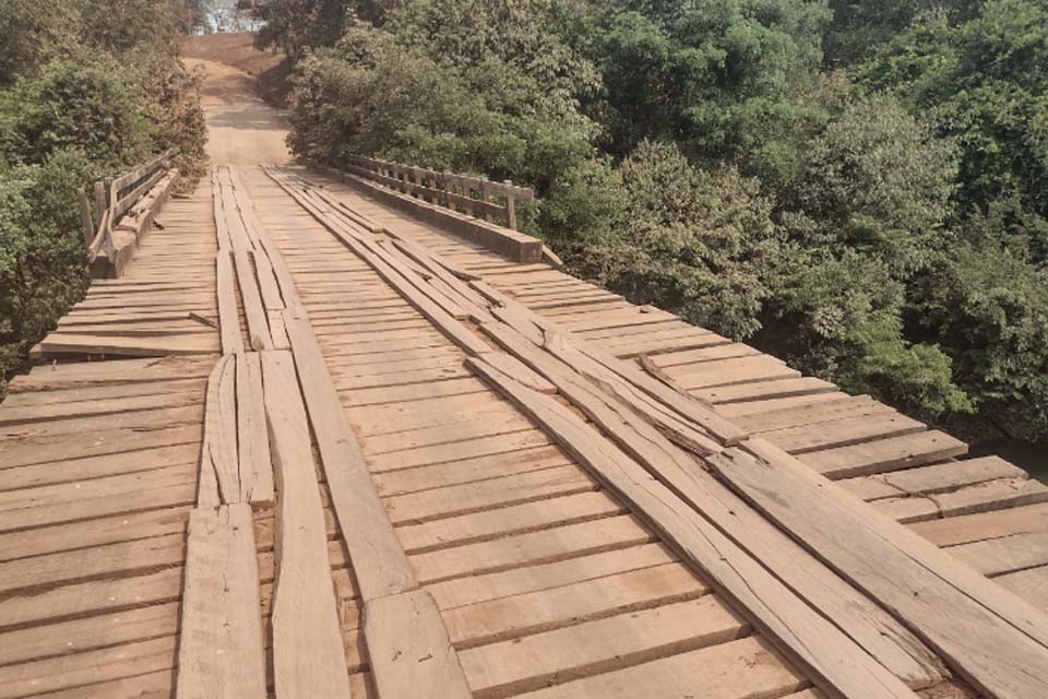 Ponte sobre o Rio das Garças, na Bacia Leiteira, será interditada para manutenção