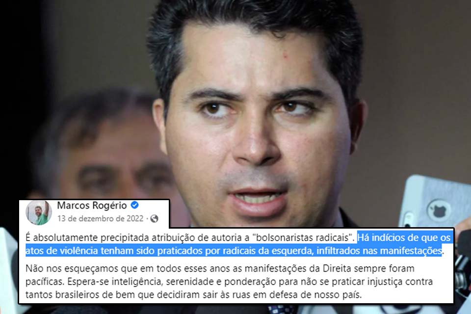 Bolsonaristas que Marcos Rogério apontou como ‘‘radicais de esquerda’’ planejaram ataque terrorista no aeroporto de Brasília, diz Fantástico