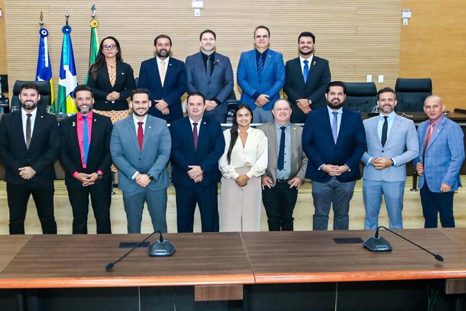 Nova Mesa Diretora da Assembleia Legislativa de Rondônia toma posse nesta segunda, 3