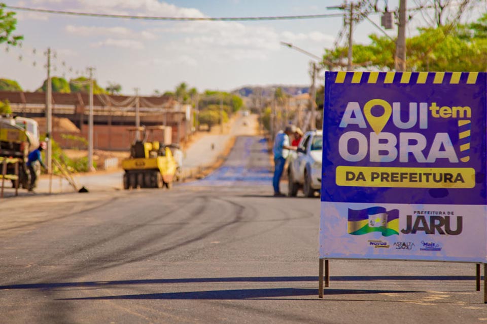 Prefeitura conclui pavimentação asfáltica nas obras de duplicação da Avenida Tapajós