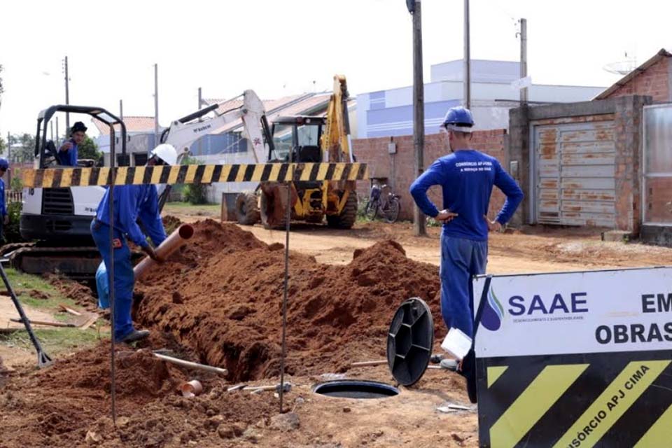 Obras da rede de esgoto completam quatro meses de atividade, Saae explica etapas do projeto