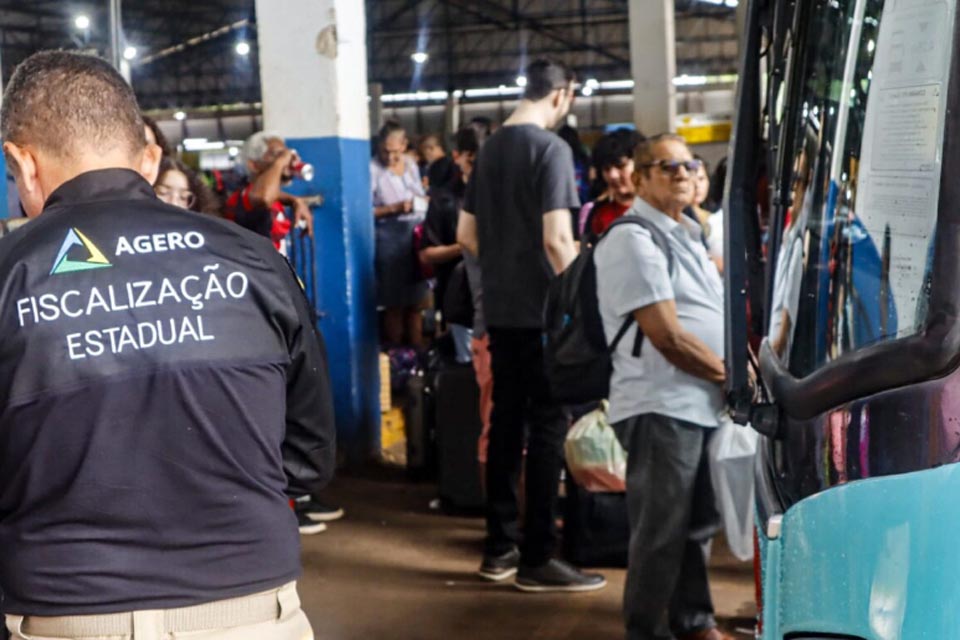 Fiscalizações no transporte de passageiros são intensificadas pelo governo nos terminais rodoviários do estado