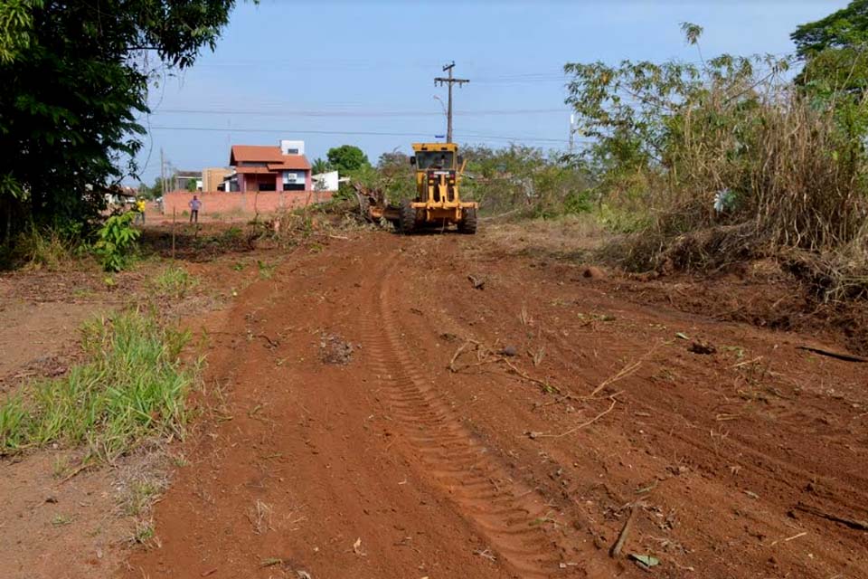 Prefeitura abre a rua Rui Barbosa; rua interliga os bairros Cidade Alta e Industrial