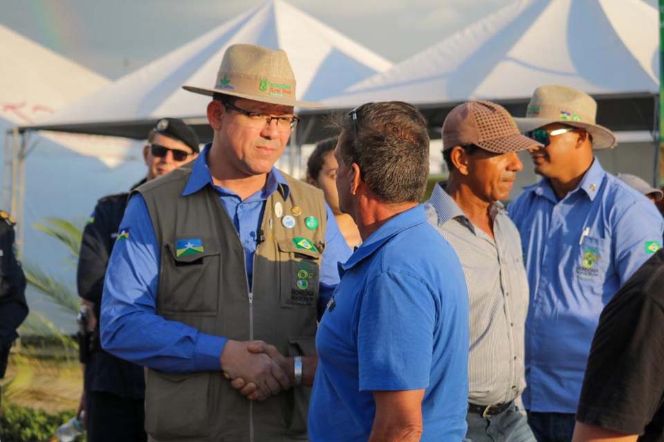Governador  Marcos Rocha ressalta força do agronegócio e defende potencial do setor na 9ª edição da Rondônia Rural Show