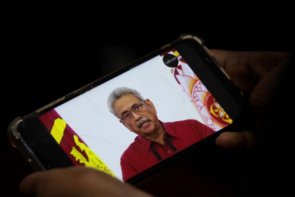 Ex-presidente do Sri Lanka, Gotabaya Rajapaksa,  culpa pandemia por crise econômico