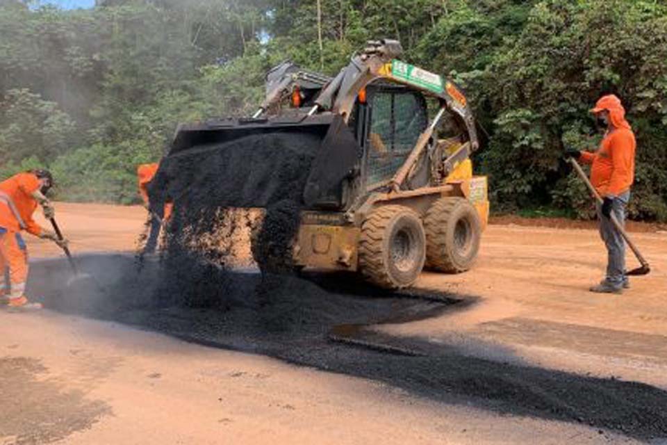 Principal via de ligação das exportações de Rondônia passa por manutenção