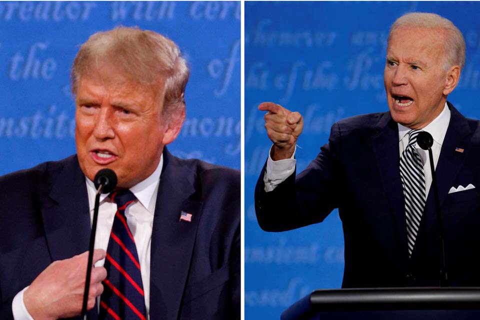 Trump declara vitória sem resultados claros; Biden mostra confiança