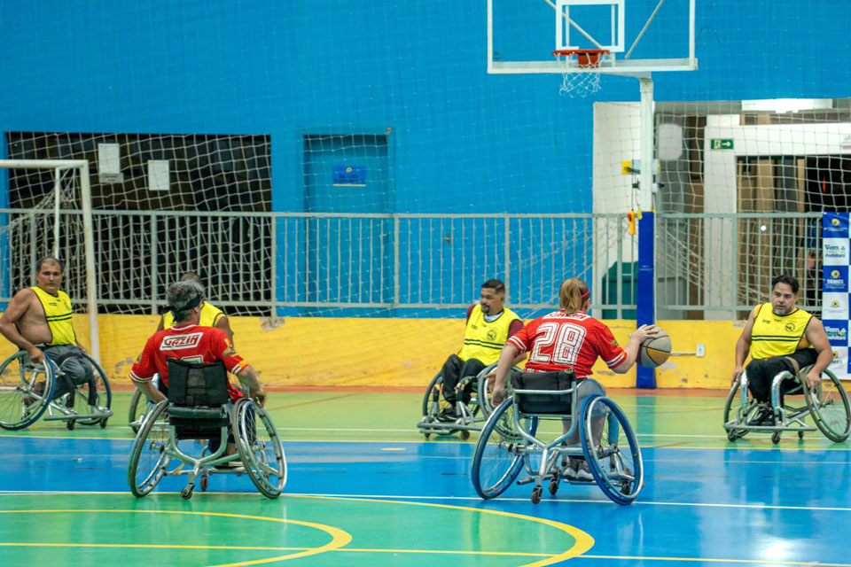 Vila Olímpica Chiquilito Erse recebe a primeira edição do desafio de basquete em cadeira de rodas