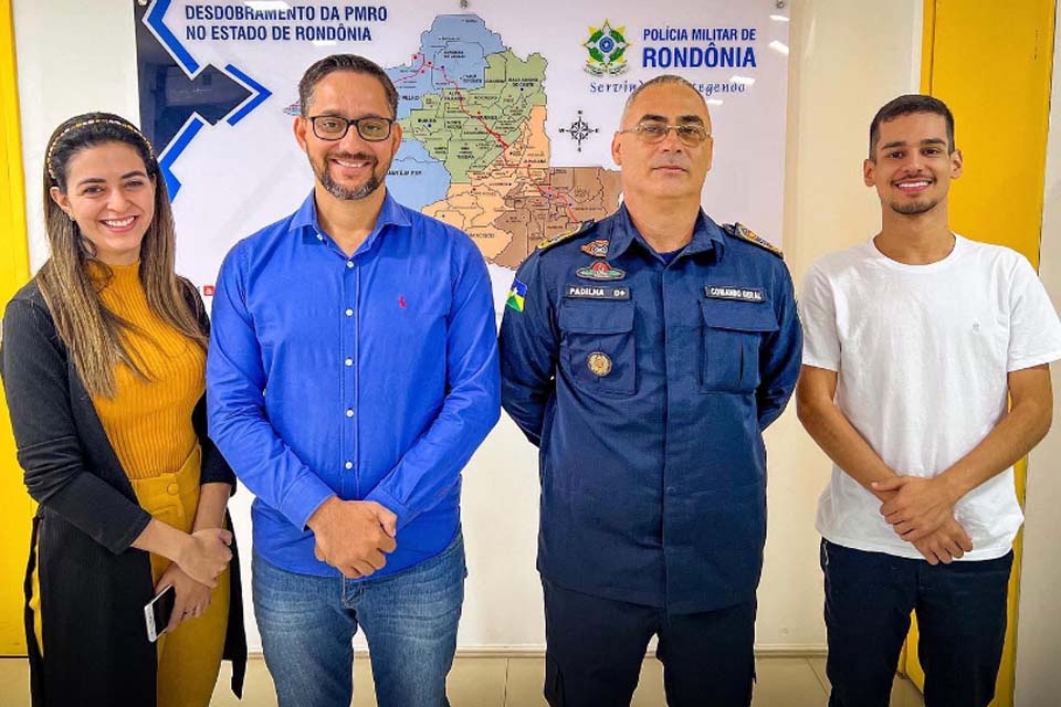 Deputado Anderson se reúne com comandante geral da PM e pede reforço no policiamento no entorno das faculdades em Porto Velho