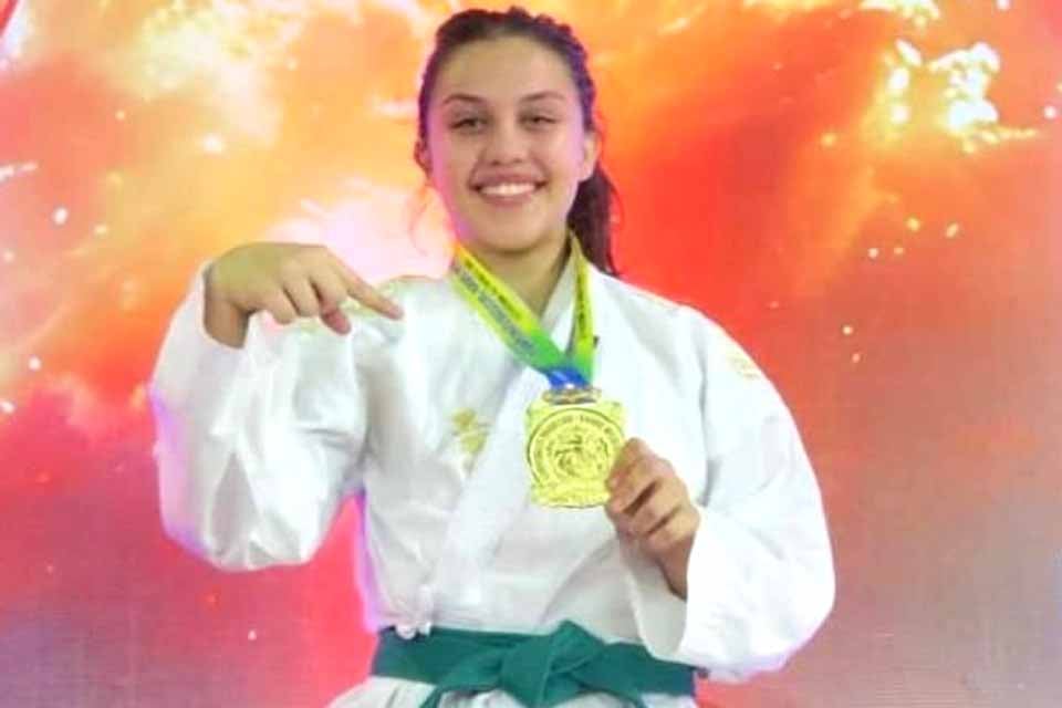 Jovem talento do karatê de Rolim de Moura busca patrocínio para competir no campeonato mundial 