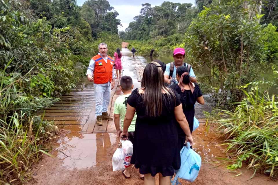 Defesa Civil realiza monitoramento e prevenção no Rio das Garças  