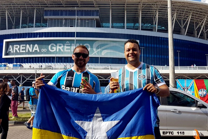 Torcida de Rondônia  se prepara para jogo do Grêmio